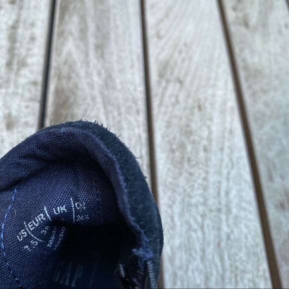 GAP Black Slip On Sock Like Suede Ankle Booties - Picture 7 of 7